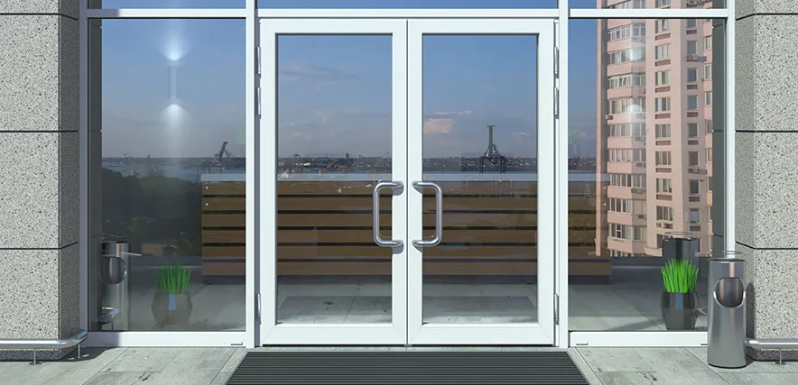 storefront glass repair in Palm Valley, FL